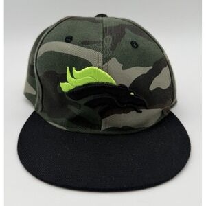 Leader Loga Cap Denver Broncos Green Camo Snapback